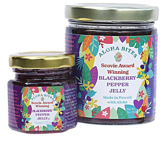 Aloha Bites Award Winning Blackberry Pepper Jelly